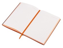 Бизнес-блокнот C1 софт-тач, гибкая обложка, 128 листов, оранжевый